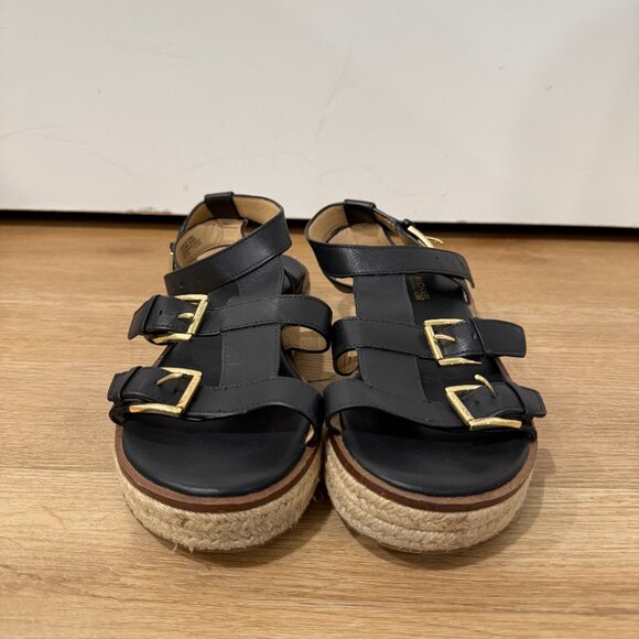 Michael Kors Black Sandals with Buckle – Women’s Size 7 - Picture 2 of 4